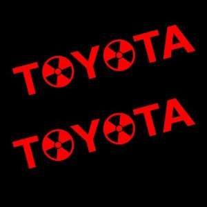  Toyota Radioactive Logo Sticker Vinyl Decal car truck 4x4 scion 
