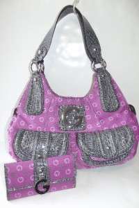 NEW WITH TAG G BY GUESS AVELINE SATCHEL HANDBAG PURSE W/ SLIM SMALL 