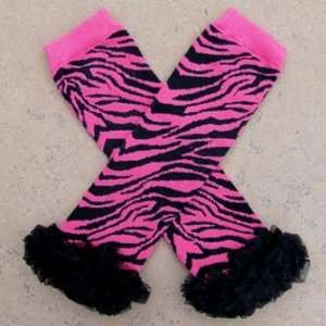 Sweet Legs Baby & Toddler Tutu Chiffon Ruffle Leg Warmers   Hot Pink 
