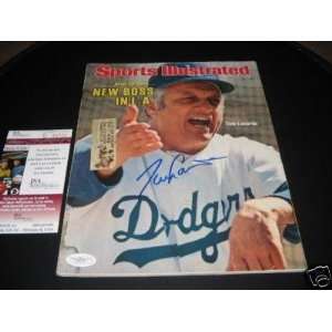  Tommy Lasorda Dodgers Jsa/coa Signed Sports Illustrated 