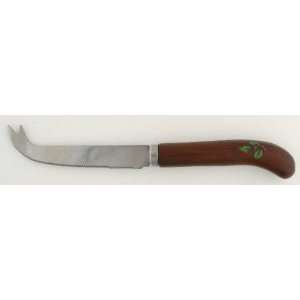  Spode Christmas Tree Green Trim Cheese Knife Stainless 