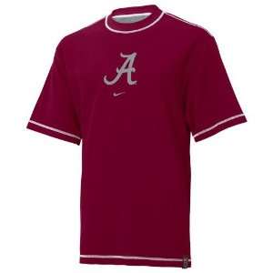  Nike Alabama Crimson Tide Crimson Reversible T shirt 