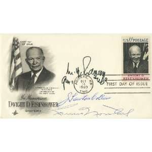   Generals Ridgway, Collins and Norstad Autographed FDC 