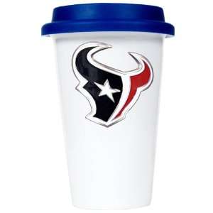  Sports NFL TEXANS 12oz Double Wall Tumbler with Silicone 