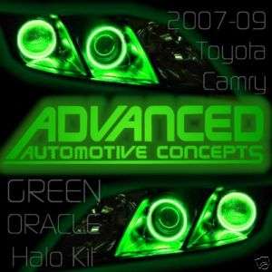 GREEN 07+ Toyota Camry Headlight HALO Kit Demon Eye Kit  