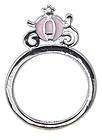   couture icon silver plated cinderella carriage ring visit zentosa