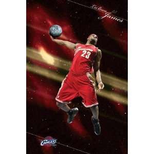 LeBron James Cleveland Cavaliers Poster 3868: Home 