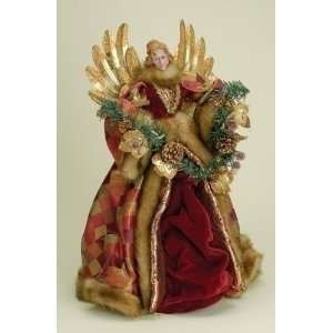   Gardens Woodland Christmas Angel Tree Topper #26637: Home & Kitchen