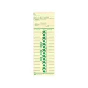  Tops Payroll Calculation Time Cards: Office Products