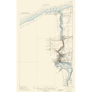  USGS TOPO MAP NIAGARA FALLS QUAD NEW YORK (NY) 1901: Home 