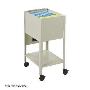  Economy Metal Tub File With Hinged Top, 13 1/2w x 17 1/2d 
