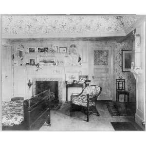   ,Emerson house,bedchamber,mantel,fireplace,Salem,MA