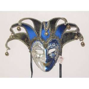 Blue Jolly New Lillo Venetian Masquerade Mask  Kitchen 