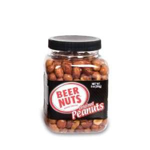 BEER NUTS Original Peanuts (Snack), 9 Ounce Jars (Pack of 6):  