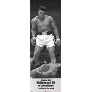   Door Poster (Ali vs. Sonny Liston)(Size 21 x 63)