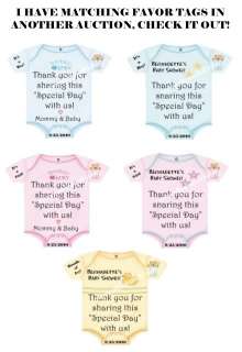 PERSONALIZED BABY SHOWER PARTY FAVOR PREDICTION GAME  
