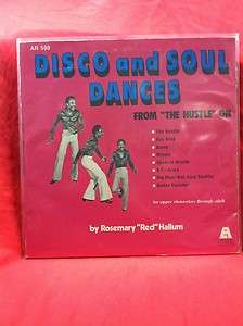 DISCO AND SOUL DANCES VINYL LP RECORD with instructional booklet 