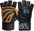 rdx ultimate weight lifting body building gloves gym fitness training