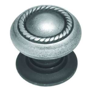  Belwith Rope Braid BW P4212 AP Antique Pewter Knob