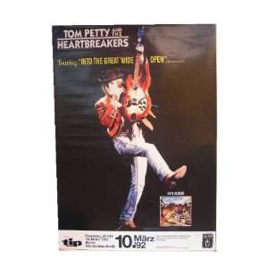  Tom Petty German Tour Poster And The Heartbreakers 1992 