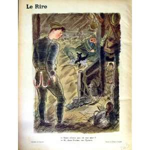  LE RIRE (THE LAUGH) FRENCH HUMOR MAGAZINE WAR SOLDIERS 