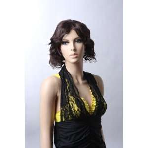 Brand New Short Dark Female Wig Synthetic Hair For Ladies Personal Use 
