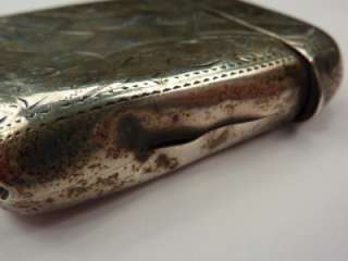 UP FOR BIDS TODAY WE HAVE THIS STUNNING STERLING SILVER VESTA CASE.