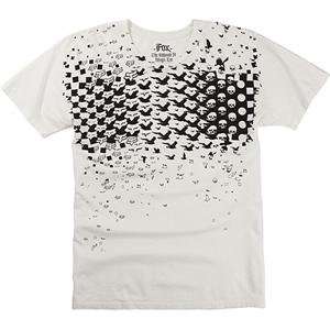  Fox Racing Scattered T Shirt   X Large/Chalk: Automotive