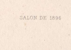 TITO LESSI Antique Etching Print 1896 Gil Blas  