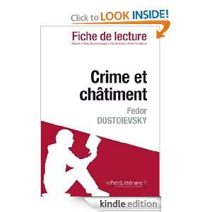 Crime et châtiment de Fedor Dostoievsky (Fiche de lecture) (French 