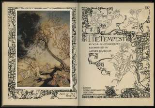 The ARTHUR RACKHAM FAIRY BOOK, fairy tales, 1st 1933, Cinderella 