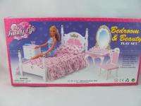 Barbie Size Dollhouse Furniture bed room New  