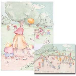   Day Greeting Card   Mother Walking in the Park