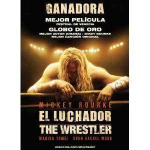 2008 The Wrestler 27 x 40 inches Uruguayan Style A Movie Poster 