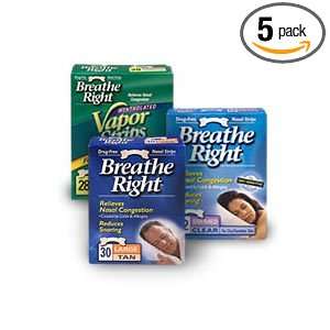  (60 Strips) Breathe Right Nasal Strips Clear Small Medium 
