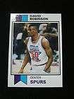 1993 NBA David Robinson Spurs Pocket Price Guide Magazine Insert Card 