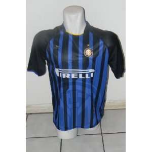  INTER MILAN SOCCER JERSEY SIZE LARGE (WILL FIT SIZE XL IF 