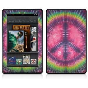   Kindle Fire Skin   Tie Dye Peace Sign 103 by uSkins: Everything Else