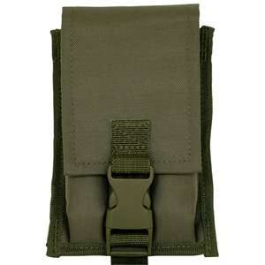  Olive Drab 9MM Tactical Triple Mag Pouch (Army, Military 
