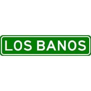  LOS BANOS City Limit Sign   High Quality Aluminum: Sports 