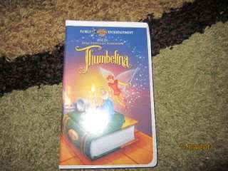 THUMBELINA VHS DON BLUTH HANS CHRISTIAN ANDERSEN FAMILY ANIMATION 
