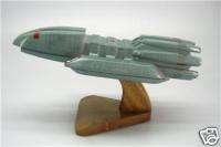BS 62 Pegasus Battlestar Galactica Spaceship Wood Model  