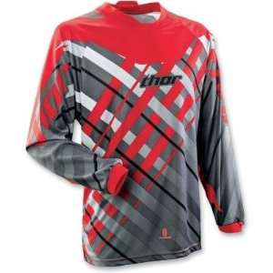  THOR PHASE LACED RED/GRAY YOUTH JERSEY LARGE/LG 