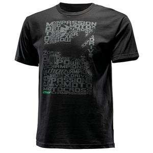  Thor Motocross Passion T Shirt   Small/Black: Automotive