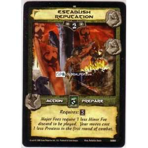   : Conan CCG #055 Establish Reputation Single Card 1U055: Toys & Games