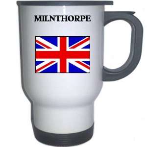 UK/England   MILNTHORPE White Stainless Steel Mug