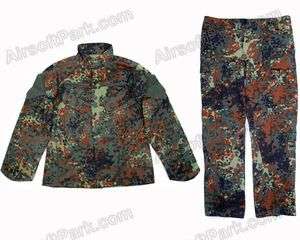 Flecktarn Camo Tactical BDU Uniform Shirt + Pants XL  