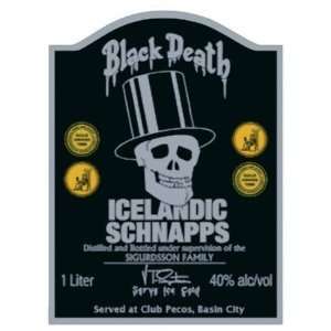  Sin City Black Death Icelandic Schnapps Tin Sign 10 964 