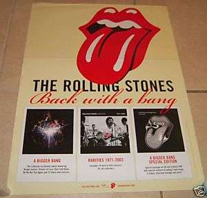 THE ROLLING STONES * Album Covers Poster * With A Bang  