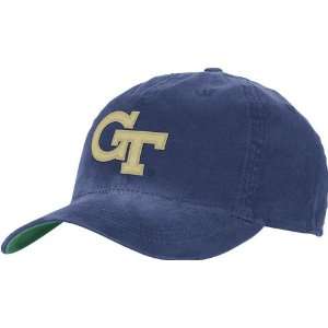  Georgia Tech Adidas Distressed Slouch Cap Hat Sports 